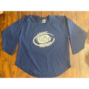 The Rinks at Shelton, CT Connecticut Hockey Jersey Blue Adult Med Spring Madness